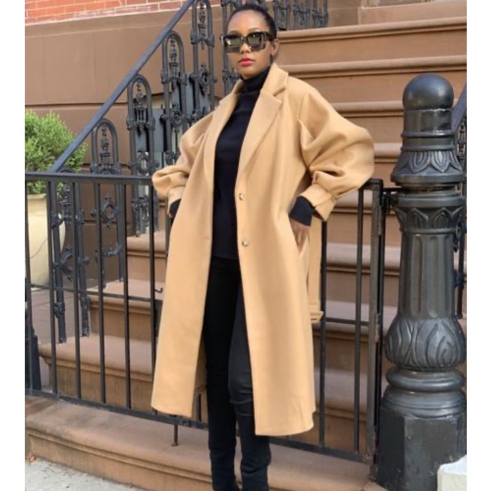 Winter camel coat - Picture 2 of 2